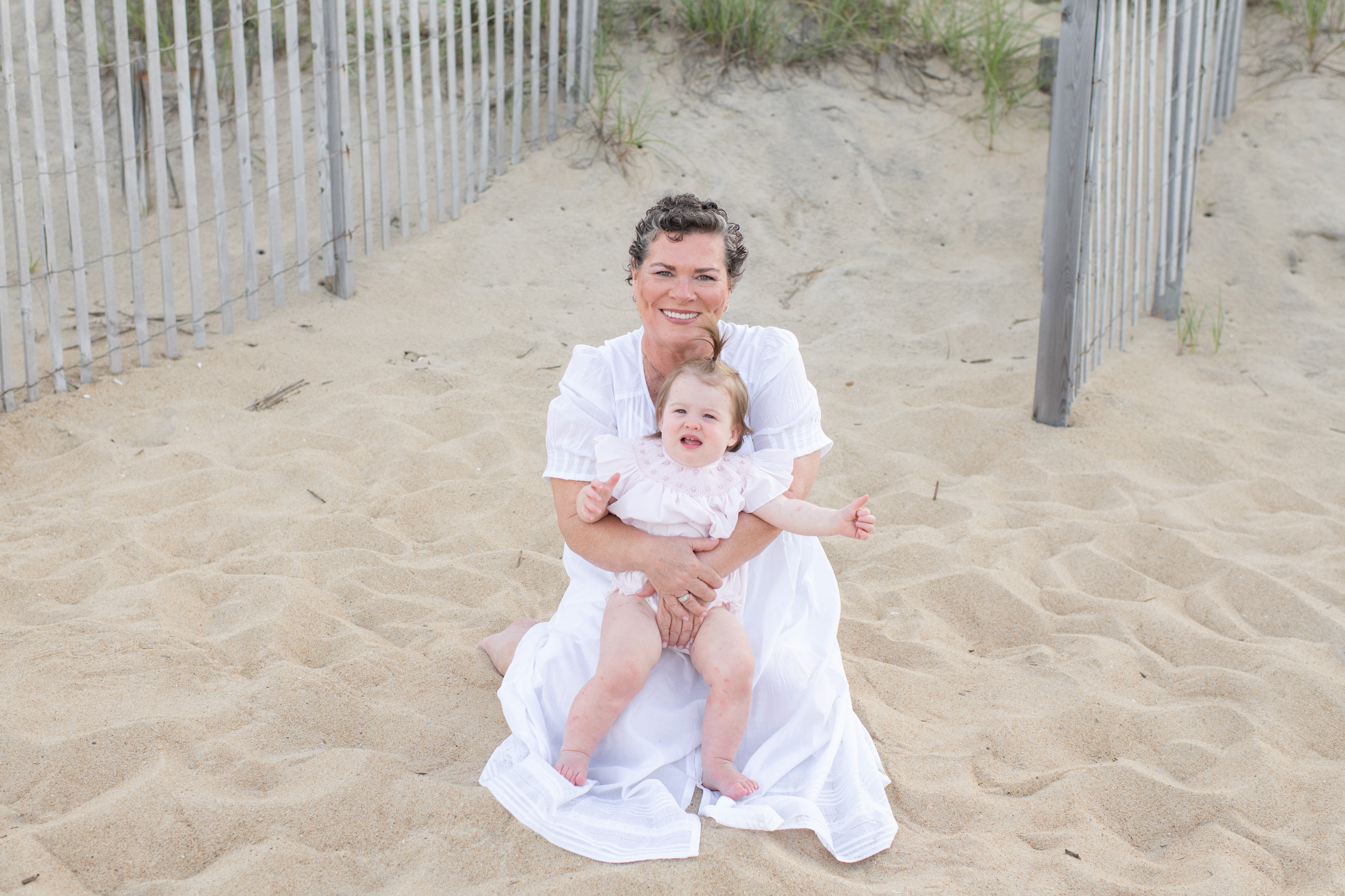 Family beach time