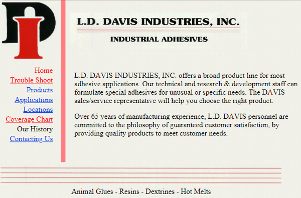 LD Davis 1998 Website
